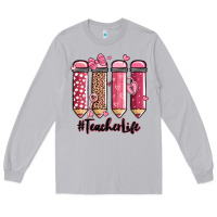 Moon Dust valentine's day teacher life pencils Long Sleeve Tee - MaliasSmallBusiness