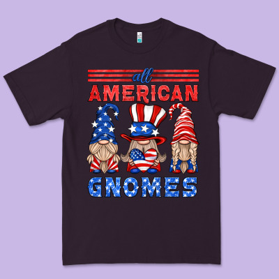 All American Gnomes Premium Tee Designed By Hra Design Shop