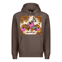 Coffee happy fall y'all cowgirl Premium Hoodie - TumblerDesignByShophia