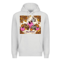 Dove Grey happy fall y'all cowgirl Premium Hoodie - TumblerDesignByShophia