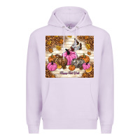 Lilac happy fall y'all cowgirl Premium Hoodie - TumblerDesignByShophia
