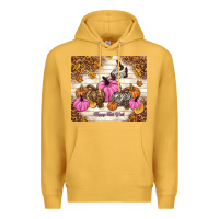 Mustard happy fall y'all cowgirl Premium Hoodie - TumblerDesignByShophia