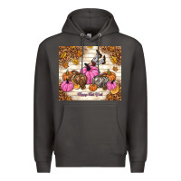 Smoke happy fall y'all cowgirl Premium Hoodie - TumblerDesignByShophia