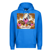 True Royal happy fall y'all cowgirl Premium Hoodie - TumblerDesignByShophia