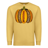 Antique Gold Softball Pumpkin Premium Sweatshirt - texasbilliewilder