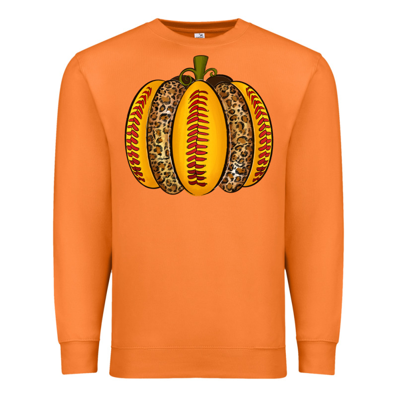 Softball Pumpkin Premium Sweatshirt by texasbilliewilder | Teevron