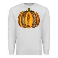 Dove Grey Softball Pumpkin Premium Sweatshirt - texasbilliewilder