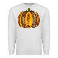 Oatmeal Heather Softball Pumpkin Premium Sweatshirt - texasbilliewilder