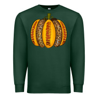 Sports Green Softball Pumpkin Premium Sweatshirt - texasbilliewilder