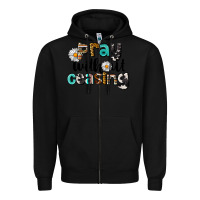 Black Pray Without Ceasing Zipper Hoodie - LillyAllenDesigns