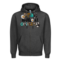 Charcoal Heather Pray Without Ceasing Zipper Hoodie - LillyAllenDesigns