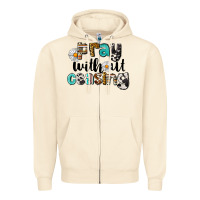 Sandshell Pray Without Ceasing Zipper Hoodie - LillyAllenDesigns