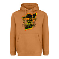 Meerkat remember your roots Heavyweight Hoodie - NancyCooperArtShop