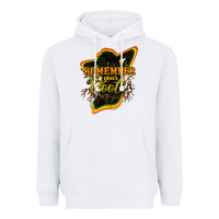 White remember your roots Heavyweight Hoodie - NancyCooperArtShop