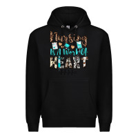 Black nursing is a work of heart Premium Hoodie - JahusDesignShop