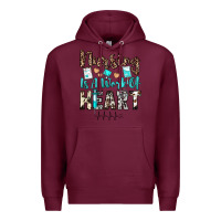Burgundy nursing is a work of heart Premium Hoodie - JahusDesignShop