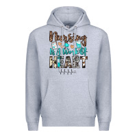 Heather Grey nursing is a work of heart Premium Hoodie - JahusDesignShop