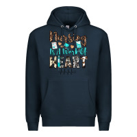 Navy nursing is a work of heart Premium Hoodie - JahusDesignShop