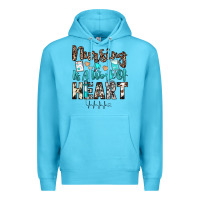 Ocean Blue nursing is a work of heart Premium Hoodie - JahusDesignShop