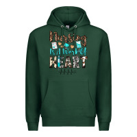 Sports Green nursing is a work of heart Premium Hoodie - JahusDesignShop