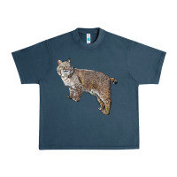Midnight Navy Bobcat Urban Heavy Tee - LillyAllenDesigns