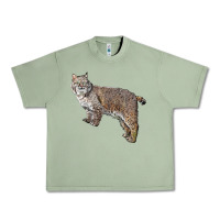 Oil Green Bobcat Urban Heavy Tee - LillyAllenDesigns