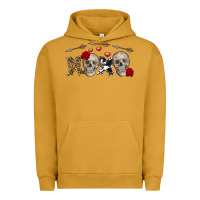Pigment Peanut Butter Xoxo Valentine skulls Valentine's Day Urban Hoodie - FaDigitalArtStudio