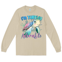 Mushroom im turtley adorable turtle Long Sleeve Tee - MaliasSmallBusiness