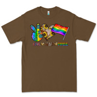 Cacao peace love pride Premium Tee - CowhideDigitalArt