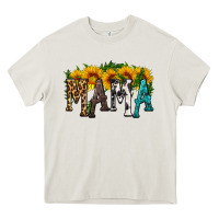 Cream mama with sunflower Heavy Core Tee - HRA Design Shop