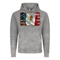 Cloud Rock mexico flag and usa flag Vintage Hoodie - AdoDesignShop