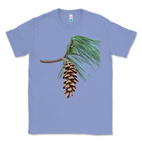 Colony Blue white pine cone Classic Tee - LillyAllenDesigns