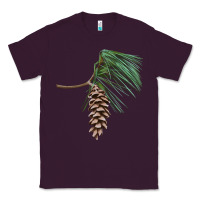 Plum white pine cone Classic Tee - LillyAllenDesigns
