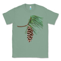Sage white pine cone Classic Tee - LillyAllenDesigns