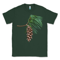 Sports Green white pine cone Classic Tee - LillyAllenDesigns