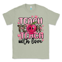 Matcha teach teach teach with love Classic Tee - MaliasSmallBusiness