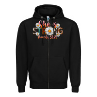 Black Western She Is Strong Zipper Hoodie - LillyAllenDesigns