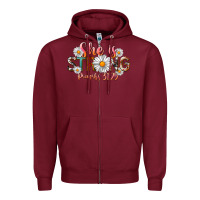 Burgundy Western She Is Strong Zipper Hoodie - LillyAllenDesigns
