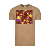Vintage Coffee mardi gras crawfish and lemons Vintage Tee - Jasminsmagicworld