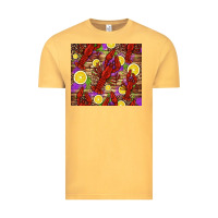 Vintage Mustard mardi gras crawfish and lemons Vintage Tee - Jasminsmagicworld