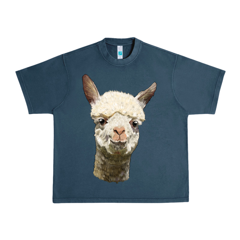 Alpaca Head Urban Heavy Tee by LillyAllenDesigns | Teevron