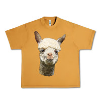 Peanut Butter Alpaca Head Urban Heavy Tee - LillyAllenDesigns