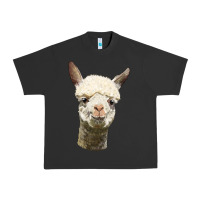 Pigment Black Alpaca Head Urban Heavy Tee - LillyAllenDesigns
