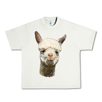 Pistachio Alpaca Head Urban Heavy Tee - LillyAllenDesigns