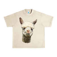 Sandshell Alpaca Head Urban Heavy Tee - LillyAllenDesigns