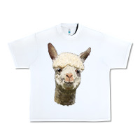 White Alpaca Head Urban Heavy Tee - LillyAllenDesigns