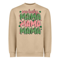 Mushroom one lucky mama Heavyweight Sweatshirt - MaliasSmallBusiness