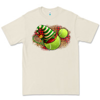 Bone Tennis Christmas With Racket And Hat Premium Tee - FaDigitalArtStudio