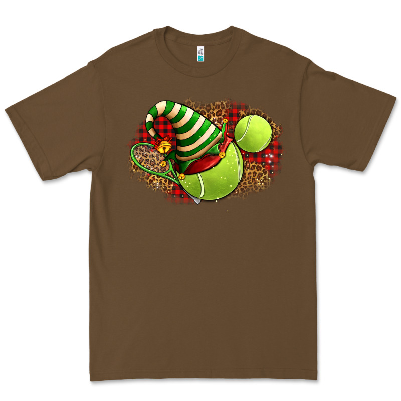 Tennis Christmas With Racket And Hat Premium Tee by FaDigitalArtStudio | Teevron