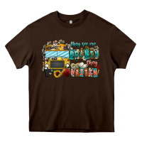 Chocolate Brown They See Me Rollin' They Waiting Heavy Core Tee - CowhideDigitalArt